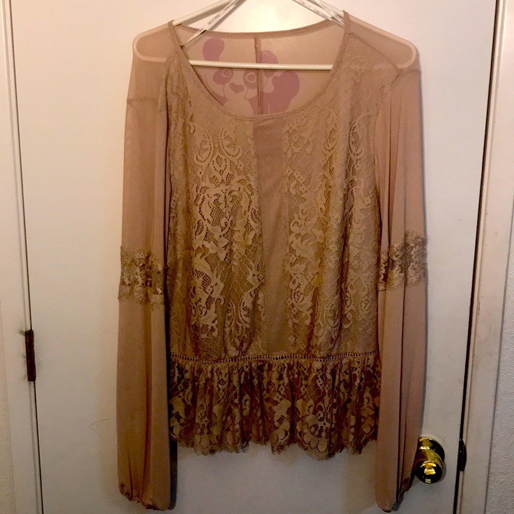 Lace long sleeve